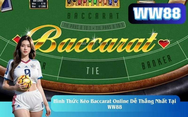 Hình thức kéo Baccarat Online Dễ Thắng Nhất Tại WW88