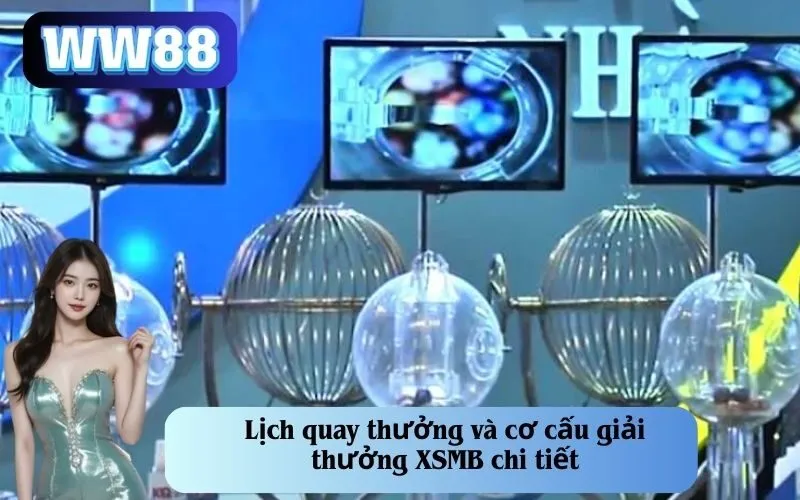 Lịch quay thưởng và cơ cấu giải thưởng XSMB chi tiết